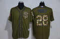 Detroit Tigers #28 Majestic Mens J D Martinez Salute To Service Limited Baseball Jersey - Green