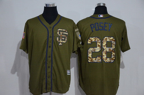 Detroit Tigers #28 Majestic Mens J D Martinez Salute To Service Limited Baseball Jersey - Green