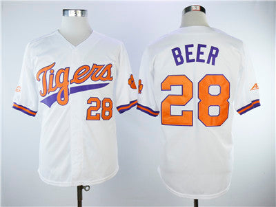 Seth Beer #28 Detroit Tigers Mens Limited College Baseball Jersey - White