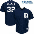Michael Fulmer #32 Detroit Tigers Majestic Mens Alternate Limited Cool Base Jersey - Navy Blue