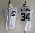 James Mccann #34 Detroit Tigers Majestic Mens 2016 Home Flexbase Limited Baseball Jersey - White