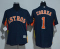 Carlos Correa #1 Houston Astros Majestic Mens Limited Cool Base Jersey - Navy Blue