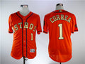 Carlos Correa #1 Houston Astros Mens Gold Program Flexbase Limited Jersey - Orange