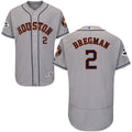 Alex Bregman #2 Houston Astros Mens 2017 Flexbase Authentic World Series Bound Jersey - Grey