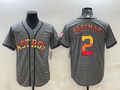 Alex Bregman #2 Houston Astros Mens Patch Limited Cool Base Baseball Jersey - Grey