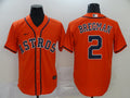 Alex Bregman #2 Houston Astros Nike Mens Limited Cool Base Jersey - Orange