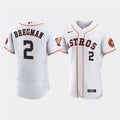 Jose Altuve #2 Houston Astros Mens 60Th Anniversary Limited Flex Base Baseball Jersey - White