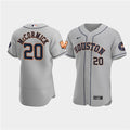 Houston Astros #20 Mens Chas Mccormick 60Th Anniversary Limited Flex Base Baseball Jersey - Gray