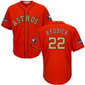 Josh Reddick #22 Houston Astros Mens 2018 Gold Program Limited Cool Base Jersey - Orange