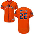 Josh Reddick #22 Houston Astros Mens 2017 Flexbase Authentic World Series Champions Jersey - Orange