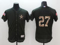 Jose Altuve #27 Houston Astros Majestic Mens 2016 Salute To Service Flexbase Limited Baseball Jersey - Green