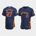 Jose Altuve #27 Houston Astros Mens 60Th Anniversary Limited Flex Base Baseball Jersey - Navy