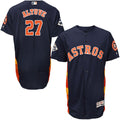 Jose Altuve #27 Houston Astros Mens 2017 Flexbase Authentic World Series Bound Jersey - Navy Blue