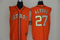 Jose Altuve #27 Houston Astros Nike Mens 2020 Cool Refreshing Sleeveless Fan Limited Jersey - Orange Gold