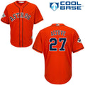 Jose Altuve #27 Houston Astros Mens 2017 Cool Base World Series Bound Limited Jersey - Orange