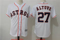 Jose Altuve #27 Houston Astros Majestic Mens Home Limited Cool Base Jersey - White