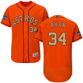 Nolan Ryan #34 Houston Astros Mens 2018 Gonzalez Gold Program Flexbase Limited Jersey - Orange