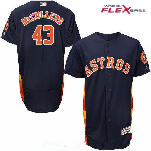 Lance Mccullers Jr #43 Houston Astros Majestic Mens Alternate Limited Flex Base Jersey - Navy Blue