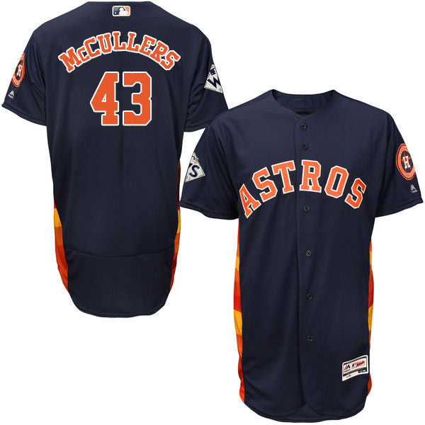 Lance Mccullers #43 Houston Astros Mens 2017 Flexbase Authentic World Series Bound Jersey - Navy Blue