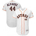 Yordan Alvarez #44 Houston Astros Majestic Mens Flex Base Home Limited Jersey - White