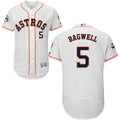 Jeff Bagwell #5 Houston Astros Mens 2017 Flexbase Authentic World Series Bound Jersey - White