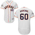 Dallas Keuchel #60 Houston Astros Mens 2017 Flexbase Authentic World Series Bound Jersey - White