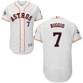 Craig Biggio #7 Houston Astros Mens 2017 Flexbase Authentic World Series Bound Jersey - White