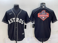 Houston Astros Nike Mens Champions Big Logo Limited Cool Base Jersey - Black