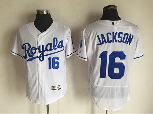 Bo Jackson #16 Kansas City Royals Majestic Mens 2016 Flexbase Limited Baseball Jersey - White