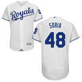 Joakim Soria #48 Kansas City Royals Majestic Mens 2016 Flexbase Authentic Jersey - White