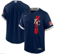 Kansas City Royals Mens 2021 Blank Star Limited Cool Base Jersey - Navy