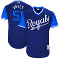 Jason Vargas #51 Kansas City Royals Majestic Mens 2017 Vargy Players Weekend Authentic Jersey - Royal