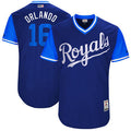 Kansas City Royals Majestic Mens 2017 Paulo Orlando Orlando Players Weekend Authentic Jersey - Royal