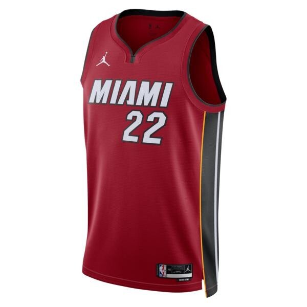 Miami Heat Jordan Brand Statement Edition Swingman Jersey - Red - Andrew Wiggins - Unisex