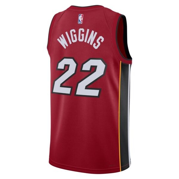 Miami Heat Jordan Brand Statement Edition Swingman Jersey - Red - Andrew Wiggins - Unisex