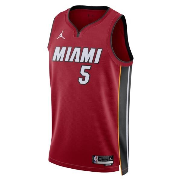 Miami Heat Jordan Brand Statement Edition Swingman Jersey - Red - Nikola Jović - Unisex