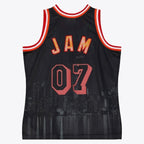 Miami Heat Mitchell & Ness M&N x Nicky Jam Swingman Jersey