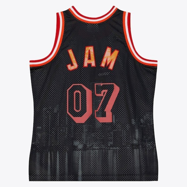 Miami Heat Mitchell & Ness M&N x Nicky Jam Swingman Jersey