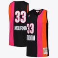 Miami Heat NBA Alonzo Mourning Hardwood Classics Road Jersey By Mitchell & Ness - Mens