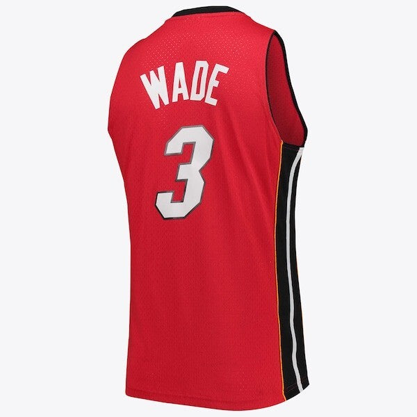 Miami Heat NBA Dwyane Wade Alternate 2005 Hardwood Classics Swingman Jersey By Mitchell & Ness