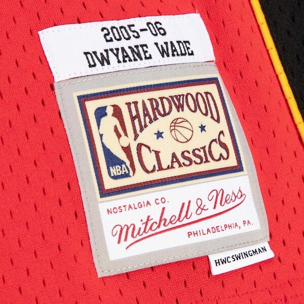 Miami Heat NBA Dwyane Wade Alternate 2005 Hardwood Classics Swingman Jersey By Mitchell & Ness