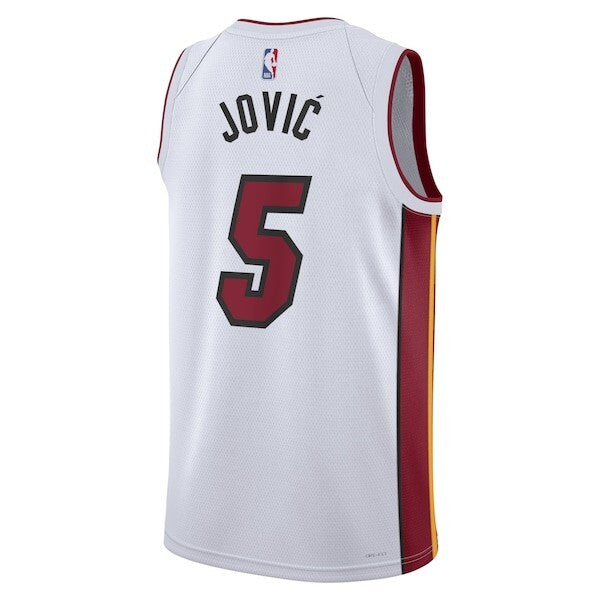 Miami Heat Nike Association Edition Swingman Jersey - White - Nikola Jović - Unisex
