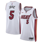Miami Heat Nike Association Edition Swingman Jersey - White - Nikola Jović - Unisex