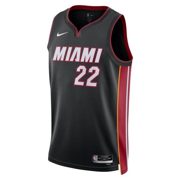 Miami Heat Nike Icon Edition Swingman Jersey - Black - Andrew Wiggins - Unisex