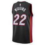 Miami Heat Nike Icon Edition Swingman Jersey - Black - Andrew Wiggins - Unisex