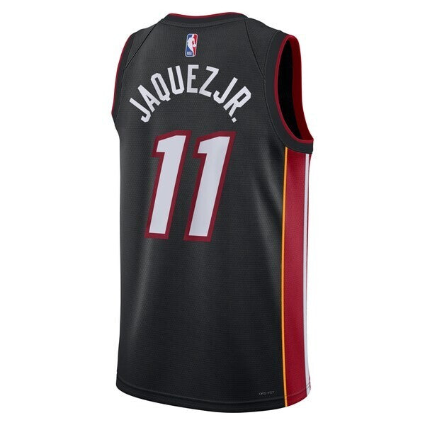 Miami Heat Nike Icon Edition Swingman Jersey - Black - Jaime Jaquez Jr. - Unisex