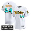 Miguel Cabrera #24 Detroit Tigers Graffiti Motor City Edition Limited Jersey - White