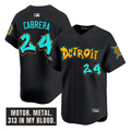 Miguel Cabrera #24 Detroit Tigers Graffiti Motor City Edition Limited Jersey