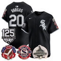 Miguel Vargas #20 Chicago White Sox 125Th Anniversary World Series Champi Limited Jersey