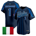 Miles Mastrobuoni #1 2026 Team Italy World Limited Baseball Jersey